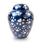 Red / Blue Color Handmade Pet Urns , Pet Keepsake Urn High Durability supplier