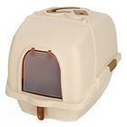 Extra Large Cat Toilet Litter Box , Anti Spatter Fully Enclosed Cat Litter Box supplier