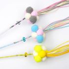 Lovely Design Interactive Cat Toys Acrylic Material Cat Stick Toy With Bell supplier
