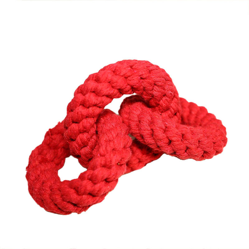 Red Color Pet Play Toys Size 20cm Cotton Linen Material For Entertainment supplier