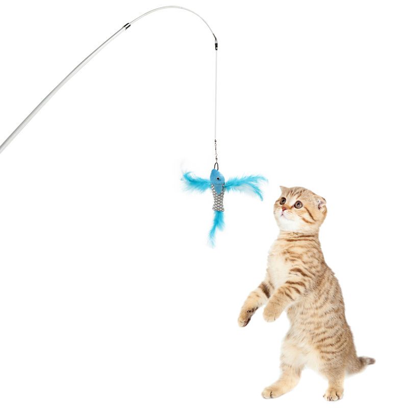 Lightweight Interactive Pet Toy , Cat Treat Sticks For Cats OEM / ODM Available supplier