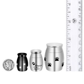 Stainless Steel Pet Urns / Small Pet Urn Customized Logo For Animal Ashes supplier