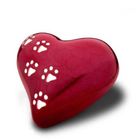 3 Inches Heart Shaped Pet Urns Eco Friendly With Matte / Polish Finish supplier
