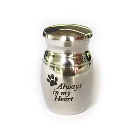 Can Shaped Pet Urns Laser Cutsomized Size Printing Carving Available supplier