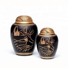 Cat Pattern Pet Urns / Personalized Cat Urns Eco-Friendly Brass Material supplier
