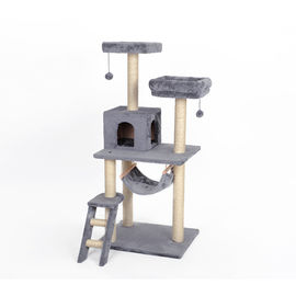 Weight 10kg Cat Climbing Tower Neutral Color Tone Multi-Platform 50kg Load Capacity supplier