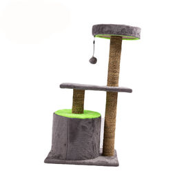 Customized Color Cat Climbing Frame Eco - Friendly Size 43 * 30 * 79CM supplier