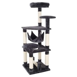 Customized Logo Cat Climbing Frame Wood Material Size 120 * 84 * 84cm supplier