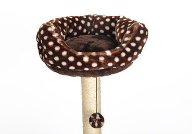 Weight 15kg Large Cat Scratching Post , Tall Cat Tree Nest Inside Diameter 23cm supplier