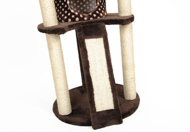 Weight 15kg Large Cat Scratching Post , Tall Cat Tree Nest Inside Diameter 23cm supplier