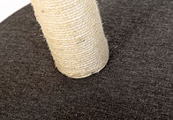 Naturalness Round Cat Scratching Post Plate / Paper Tube / Fur Material supplier