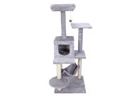 Grey Color Cat Climbing Frame Elegance Delicate Size 64 * 49 * 132CM supplier