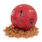 Blue / Red Color Dog Fetch Ball , Dog Snack Ball Chewable For Training Pets supplier