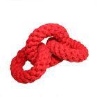 Red Color Pet Play Toys Size 20cm Cotton Linen Material For Entertainment supplier