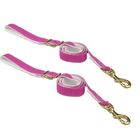Colorful Dog Collars And Leashes / Dog Walking Leash Canvas Padded Material supplier
