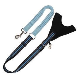 Fashion Dog Collars And Leashes With Elastic Extended Retractable Nylon Braided Rope supplier