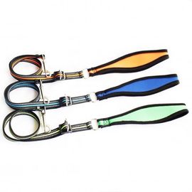 Neoprene Handle Personalized Dog Leash Reflective With Strong Zinc Alloy Hook supplier