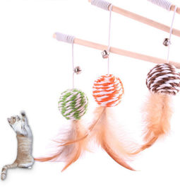 Compact Interactive Cat Toys Plastic Material Logo Customed For Cats / Dogs supplier