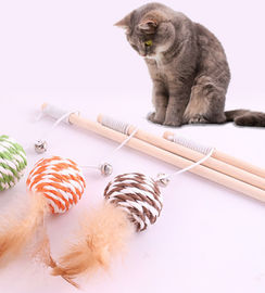 Compact Interactive Cat Toys Plastic Material Logo Customed For Cats / Dogs supplier