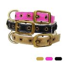 Adjustable Dog Collars And Leashes Waterproof Canvas / Cotton Material supplier