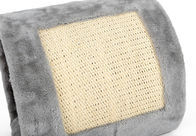 Grey Color Pet Den Bed / Cat Scratcher Bed Large Size Weight 1.05kg With Mouse Toy supplier