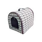 Soft Plush Folded Modern Dog Bed , Cute Dog Beds With Toy Ball / Door Ring supplier