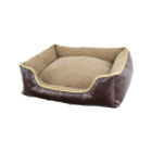 Thick Pet Den Bed / Unique Dog Beds Thickened Brushed Fabric Material supplier