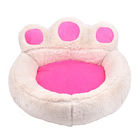Claw Shape Pet Den Bed Corduroy Material Gross Weight 24kg With Removable Cover supplier