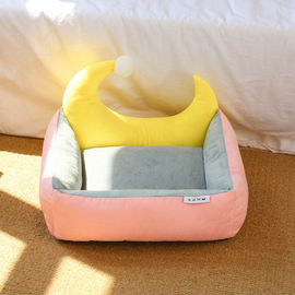 Eco - Friendly Comfort Pet Beds , Cute Pet Beds Fashionable 3 Colors Available supplier