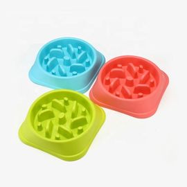 Non Skid Slow Feeder Dog Bowl , Slow Eating Cat Bowl Anti - Tumble Size 20 * 4.7cm supplier