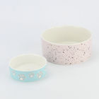Multiple Size Personalized Ceramic Dog Bowls For Decoration / Promotional Gift supplier