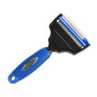 Size 20 * 10.2cm Dog Hair Comb , Cat Fur Brush Professional Customized Logo supplier
