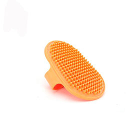 TPR Material Pet Hand Brush , Pet Dematting Comb Washable Size 13 * 8.5cm supplier