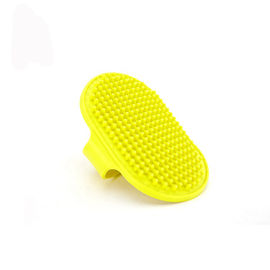 TPR Material Pet Hand Brush , Pet Dematting Comb Washable Size 13 * 8.5cm supplier