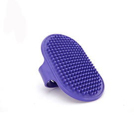 TPR Material Pet Hand Brush , Pet Dematting Comb Washable Size 13 * 8.5cm supplier