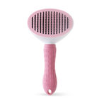 Thick Tips Pet Hair Brush Soft Comfortable With Non - Slip Silicone Handle supplier