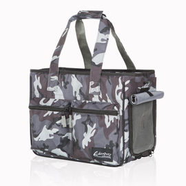 Camouflage Pattern Pet Travel Bag , Dog Carrier Purse With Waterproof Lining supplier