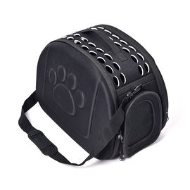 Breathable Pet Carrier Handbag Ventilated With Safety Buckle Zippers / Strap supplier