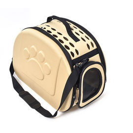 Breathable Pet Carrier Handbag Ventilated With Safety Buckle Zippers / Strap supplier