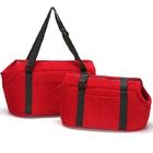 Leisure Pet Carrier Bag Warm Windproof Flannelette / Sponge Material For Winter supplier