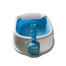 Plastic Modern Kitty Litter Box , Fashionable Enclosed Cat Litter Box supplier