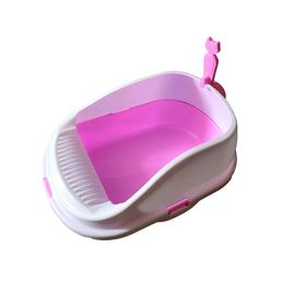 Plastic Modern Kitty Litter Box , Fashionable Enclosed Cat Litter Box supplier