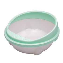 Popular Modern Cat Litter Box Logo Printing Plastic Cat Litter Box For Small Animals supplier