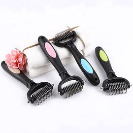 Multiple Color Pet Combs And Brushes Size 8 * 17CM Non - Toxic Portable supplier