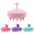 Durable Hair Scalp Massage Brush Plastic / Silicone Material For Pet Shower supplier