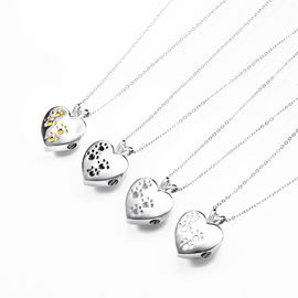 Stainless Steel Pet Urns Necklace Waterproof Heart Shape Weight 15.72g supplier