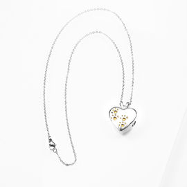 Stainless Steel Pet Urns Necklace Waterproof Heart Shape Weight 15.72g supplier