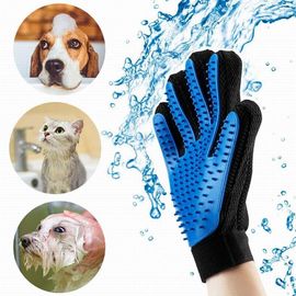 Colourful Cat / Dog Grooming Gloves Hair Deshedding Brush For Bath Clean supplier