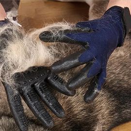 Dog Hair Grooming Glove / Cats Soft Rubber Pet Hair Remover Comb supplier