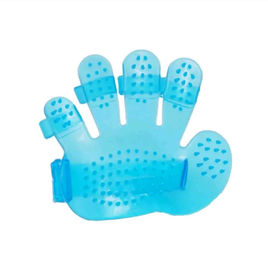 Rubber Cat Hair Glove Comb Dog Hackle Pet Deshedding Brush Glove supplier